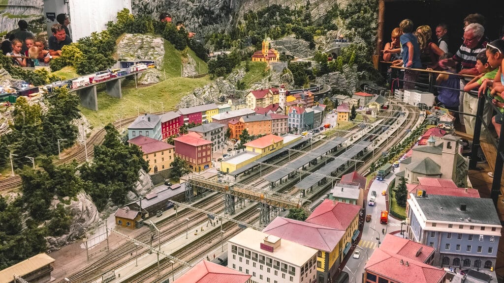 Miniature wunderland rail model